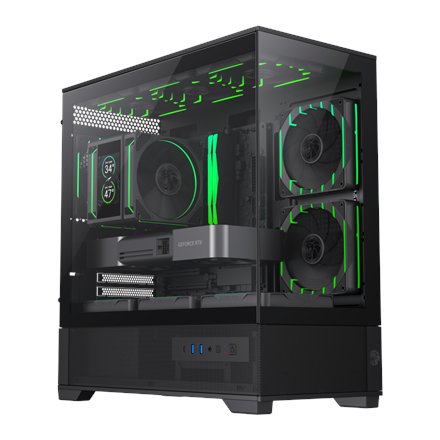 Gamemax Case , VISTA 2 MB , M-ATX