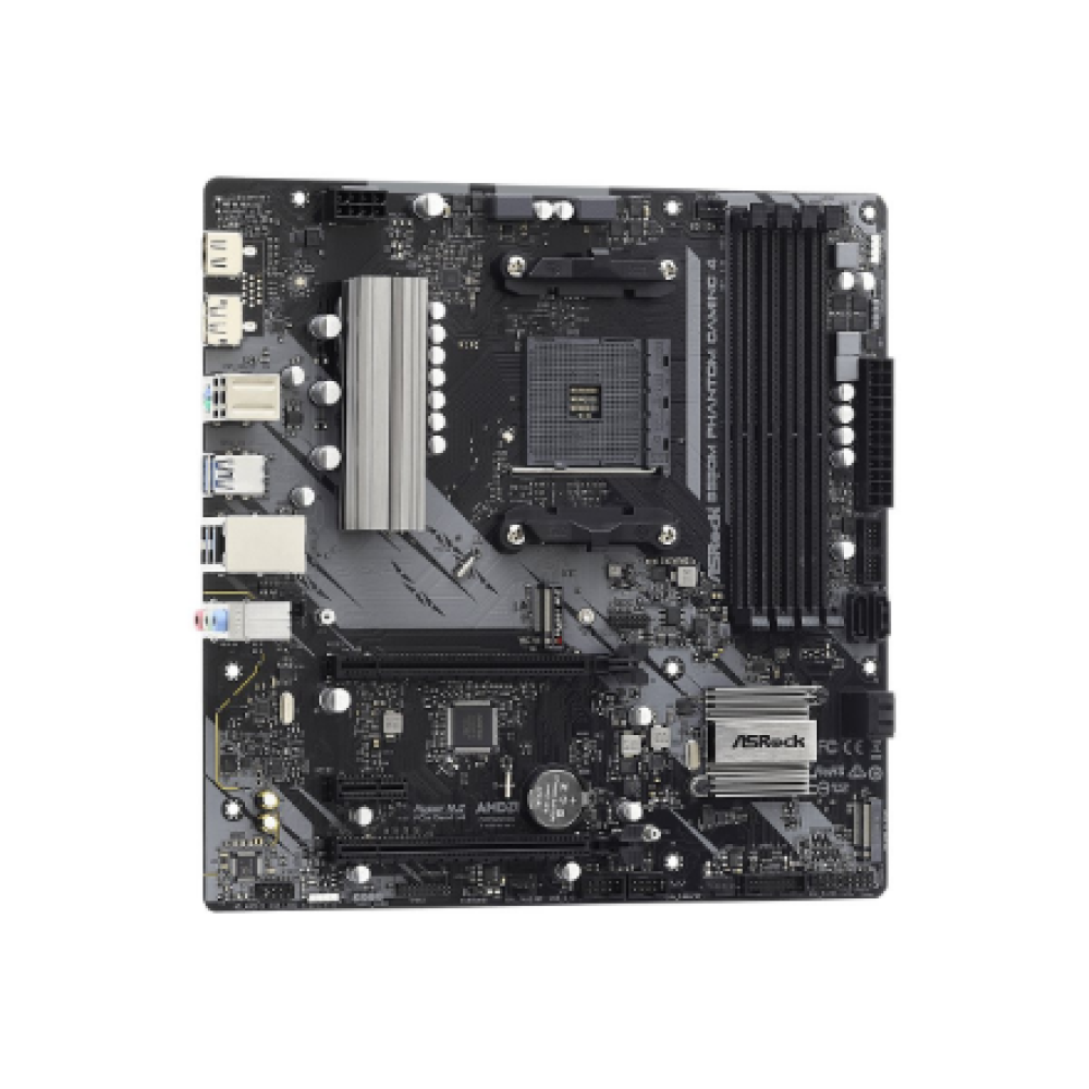 ASRock B550M Phantom Gaming 4 , Processor family AMD , Processor socket AM4 , DDR4 , Supported hard disk drive interfaces SATA, M.2 , Number of SATA connectors 4