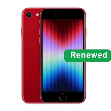 Apple Renewed Grade B , Apple iPhone SE (2022) , Red , 4.7 , Retina HD , A15 Bionic , 4 GB , 64 GB , iOS , N