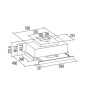 CATA Hood , CAMPANA TFH 6830 GWH , Telescopic , Energy efficiency class A+++ , Width 60 cm , 795 m³/h , Touch control , LED , White