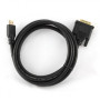 Cablexpert , HDMI to DVI cable (Single Link) , HDMI 19pin male , DVI 18+1pin male , HDMI to DVI-D , 0.5 m