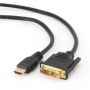 Gembird , HDMI 19pin male , DVI 18+1pin male , HDMI to DVI-D , 0.5 m