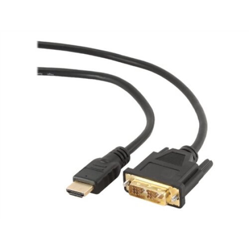 Cablexpert , HDMI to DVI cable (Single Link) , HDMI 19pin male , DVI 18+1pin male , HDMI to DVI-D , 0.5 m