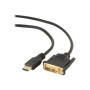 Cablexpert , HDMI to DVI cable (Single Link) , HDMI 19pin male , DVI 18+1pin male , HDMI to DVI-D , 0.5 m