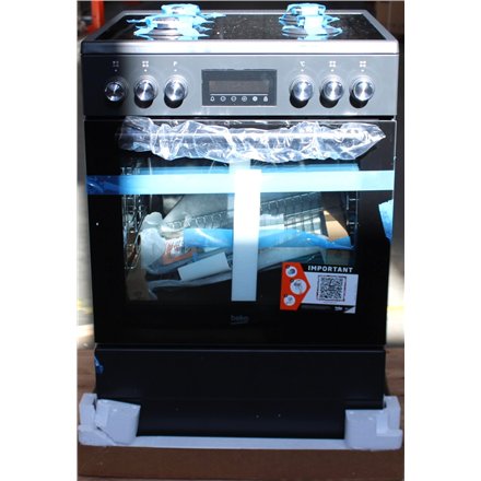 SALE OUT. Beko FBM62330GADSN Cooker, Gas, A, Width 60 cm, Grey , BEKO Cooker , FBM62330GADSN , Hob type Gas , Oven type Electric , Grey , Width 60 cm , Depth 60 cm , Grilling , LED , Energy efficiency class A , DAMAGED PACKAGING , 72 L