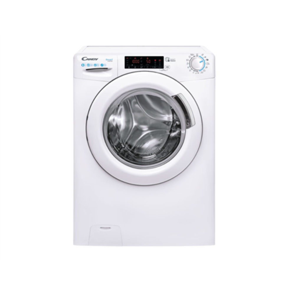 Candy Washing machine , CS 128TXME/1-S , Energy efficiency class A , Front loading , Washing capacity 8 kg , 1200 RPM , Depth 53 cm , Width 60 cm , LCD , White