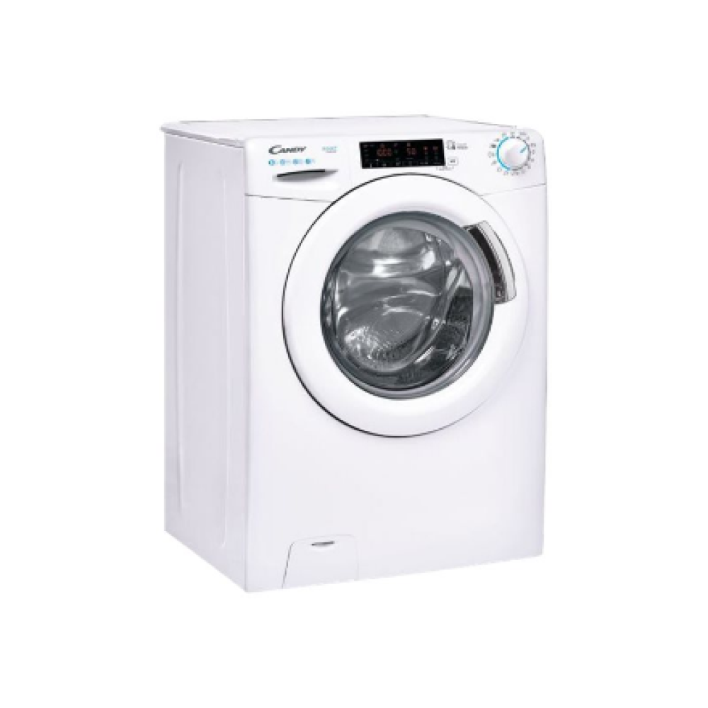 Candy Washing machine , CS 128TXME/1-S , Energy efficiency class A , Front loading , Washing capacity 8 kg , 1200 RPM , Depth 53 cm , Width 60 cm , LCD , White