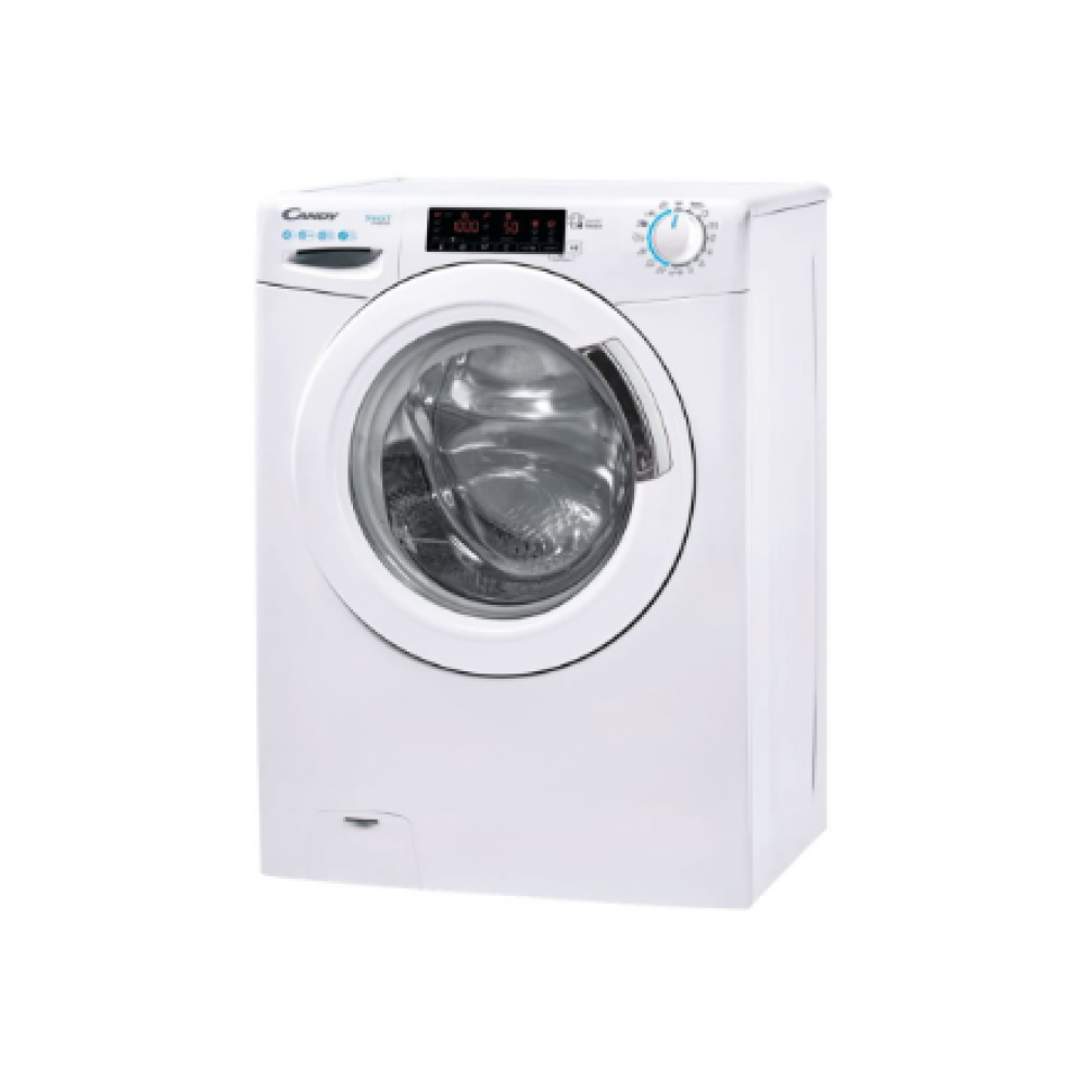Candy Washing machine , CS 128TXME/1-S , Energy efficiency class A , Front loading , Washing capacity 8 kg , 1200 RPM , Depth 53 cm , Width 60 cm , LCD , White