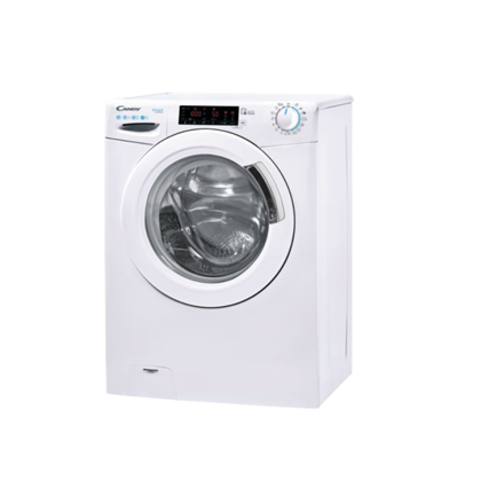 Candy Washing machine , CS 128TXME/1-S , Energy efficiency class A , Front loading , Washing capacity 8 kg , 1200 RPM , Depth 53 cm , Width 60 cm , LCD , White