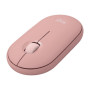 Logitech Mouse , Pebble 2 M350S , Wireless , Bluetooth , Tonal Rose