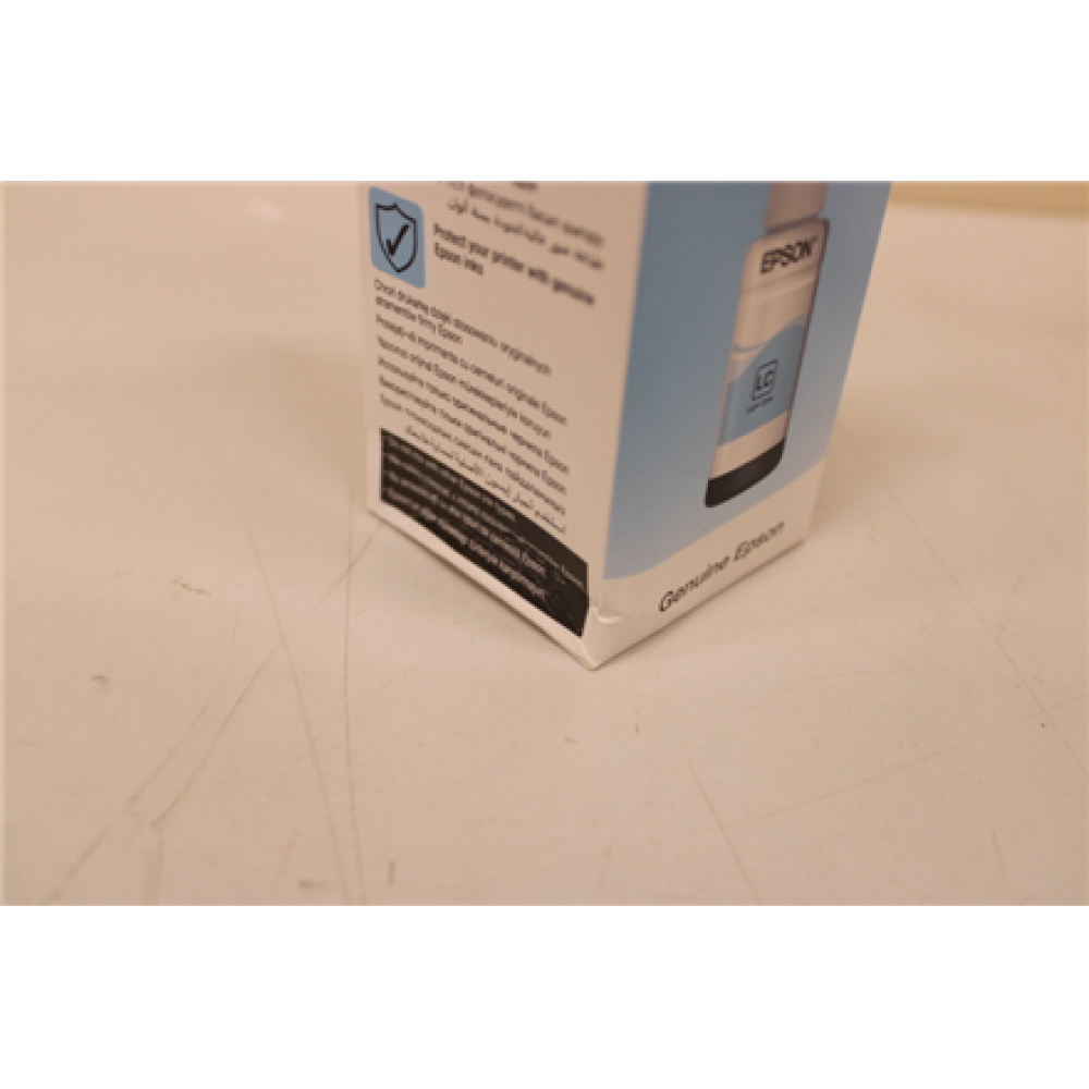 SALE OUT. Epson T6735 ink bottle, Light Cyan , Epson T6735 Ink bottle 70ml , Ink Cartridge , Light Cyan , DAMAGED PACKAGING
