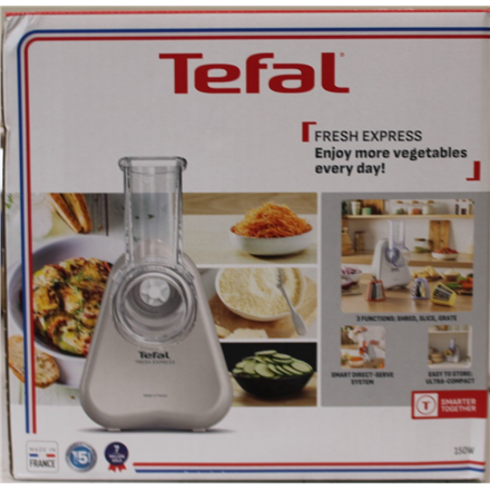 SALE OUT. , TEFAL Vegetable slicer , Fresh Express DN853BE0 , Light Gray , 150 W , DAMAGED PACKAGING