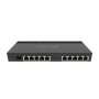 Mikrotik Wired Ethernet Router RB4011iGS+RM, Quad-core 1.4Ghz CPU, 1GB RAM, 512 MB, 1xSFP+, 1xSerial console port, PCB Temperature and Voltage Monitor, IP20, Cage and Desktop Case with Rack Ears, RouterOS L5 , MikroTik , Enthernet Router , RB4011iGS+RM , 
