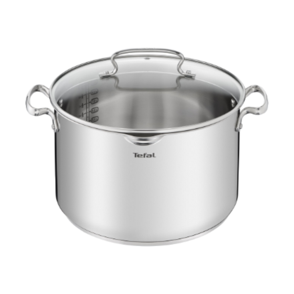 TEFAL , Pot , G7196455 Duetto+ , Stainless steel , Dishwasher proof , Lid included , Stainless steel