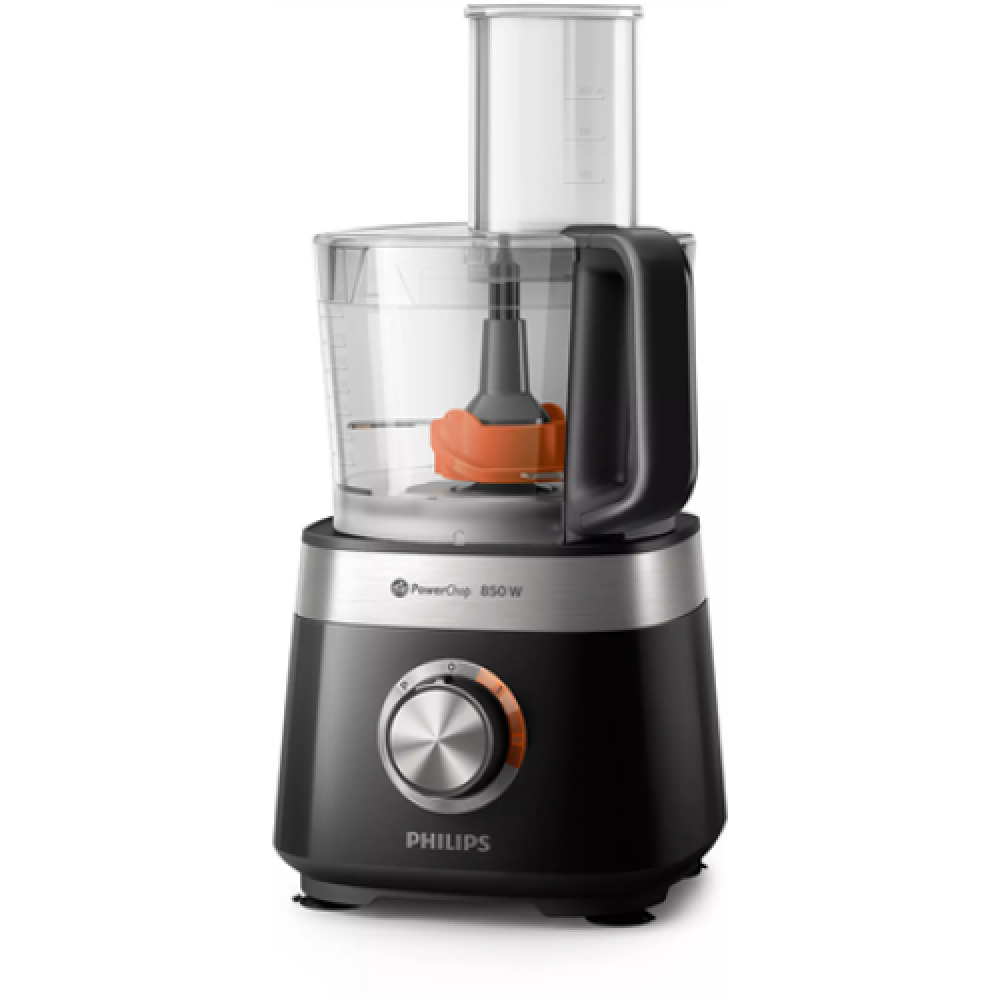 Philips Compact Food processor HR7530/10 Viva Collection 850 W Bowl capacity 2.1 L Number of speeds 2 Black