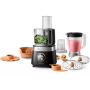 Philips Compact Food processor HR7530/10 Viva Collection 850 W Bowl capacity 2.1 L Number of speeds 2 Black