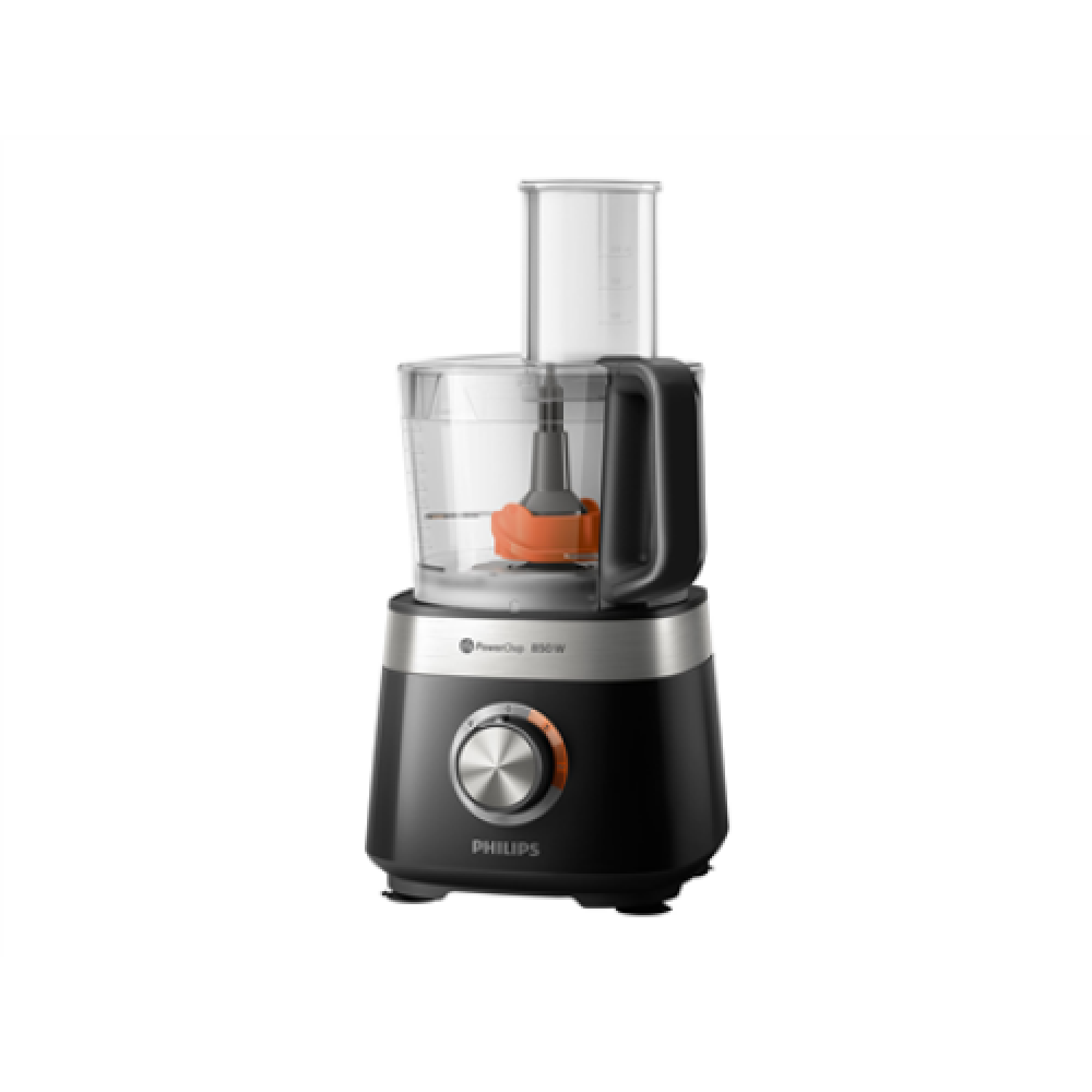 Philips Compact Food processor HR7530/10 Viva Collection 850 W Bowl capacity 2.1 L Number of speeds 2 Black