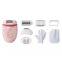 Philips , Corded Compact Epilator , BRE285/00 Satinelle Essential , White/Pink