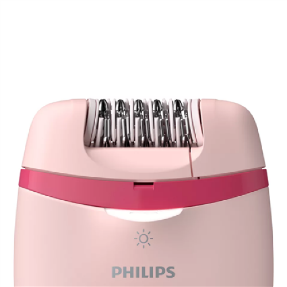 Philips , Corded Compact Epilator , BRE285/00 Satinelle Essential , White/Pink