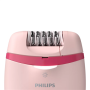 Philips , Corded Compact Epilator , BRE285/00 Satinelle Essential , White/Pink