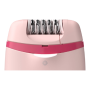 Philips , Corded Compact Epilator , BRE285/00 Satinelle Essential , White/Pink