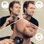 Braun Shaver 9415s Operating time (max) 60 min, Wet & Dry, Silver
