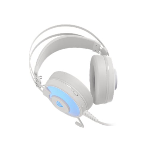 Genesis Gaming Headset Neon 600 Built-in microphone, White, Wired, Headband/On-Ear