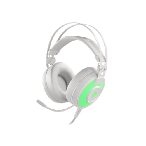 Genesis Gaming Headset Neon 600 Built-in microphone, White, Wired, Headband/On-Ear