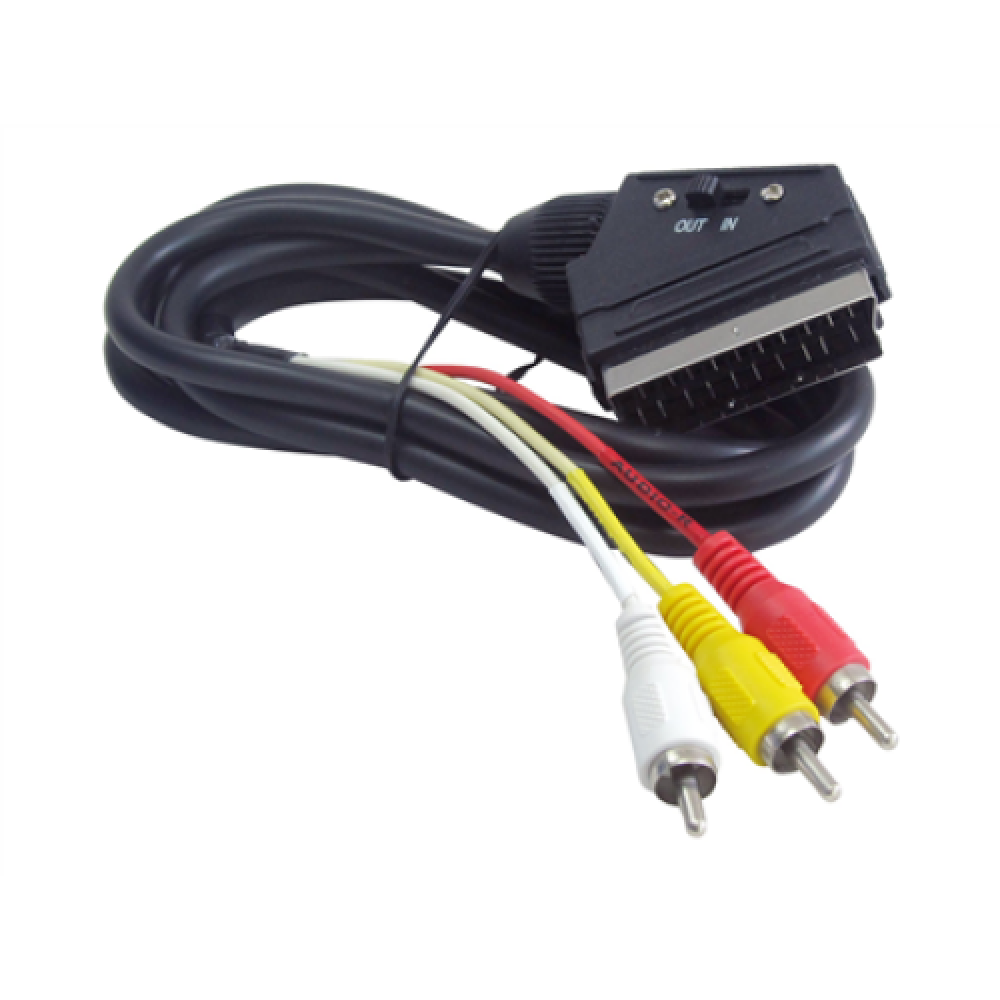 Cablexpert , SCART/3 x RCA , SCART (21-pin) , 3 x RCA