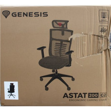 SALE OUT. , Ergonomic Chair Astat 200 Base material Nylon; Castors material: Nylon with CareGlide coating , Black , DAMAGED PACKAGING , 24 month(s)