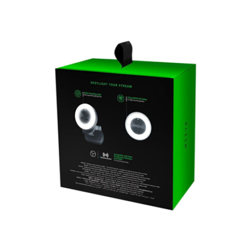 Razer , Kiyo - Ring Light Equipped Broadcasting Camera