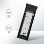 AXAGON External USB-C 10Gbps metal box for M.2 NVMe SSD disks , EEM2-UB2