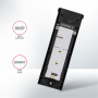 AXAGON External USB-C 10Gbps metal box for M.2 NVMe SSD disks , EEM2-UB2