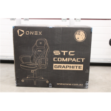 SALE OUT. ONEX STC Compact S Series Gaming/Office Chair - Graphite , Onex Gaming/Office Chair , STC Compact S Series , Graphite , USED, SCRATCHED