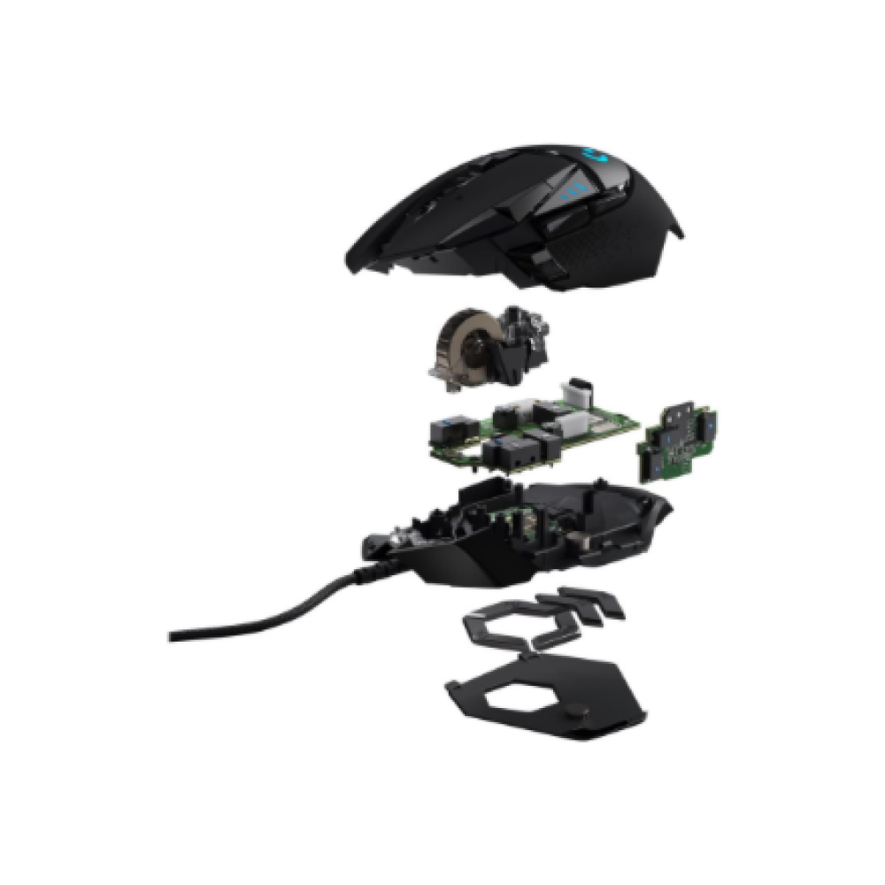 Logitech Gaming Mouse , G502 , Wired , Black