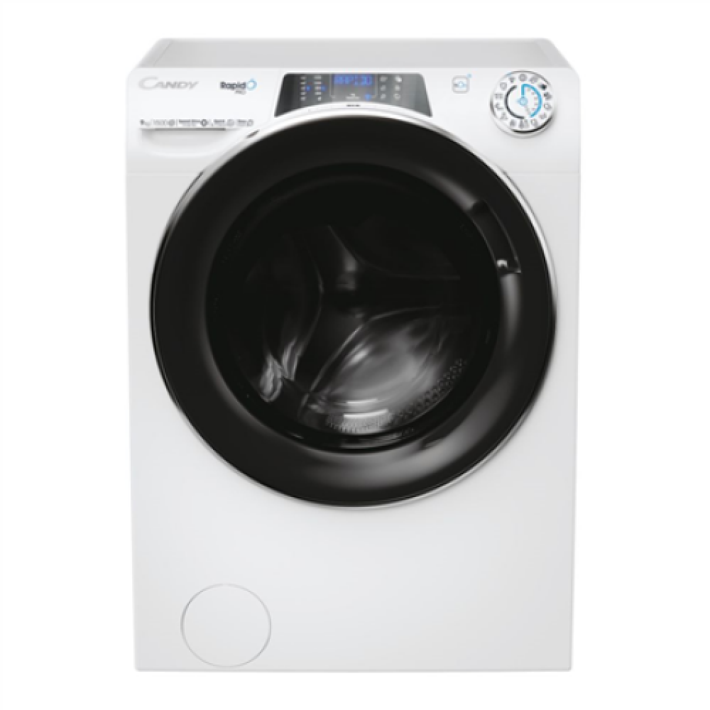 Candy Washing Machine RP 596BWMBC/1-S Energy efficiency class A Front loading Washing capacity 9 kg 1500 RPM Depth 53 cm Width 60 cm Display TFT Steam function Wi-Fi White