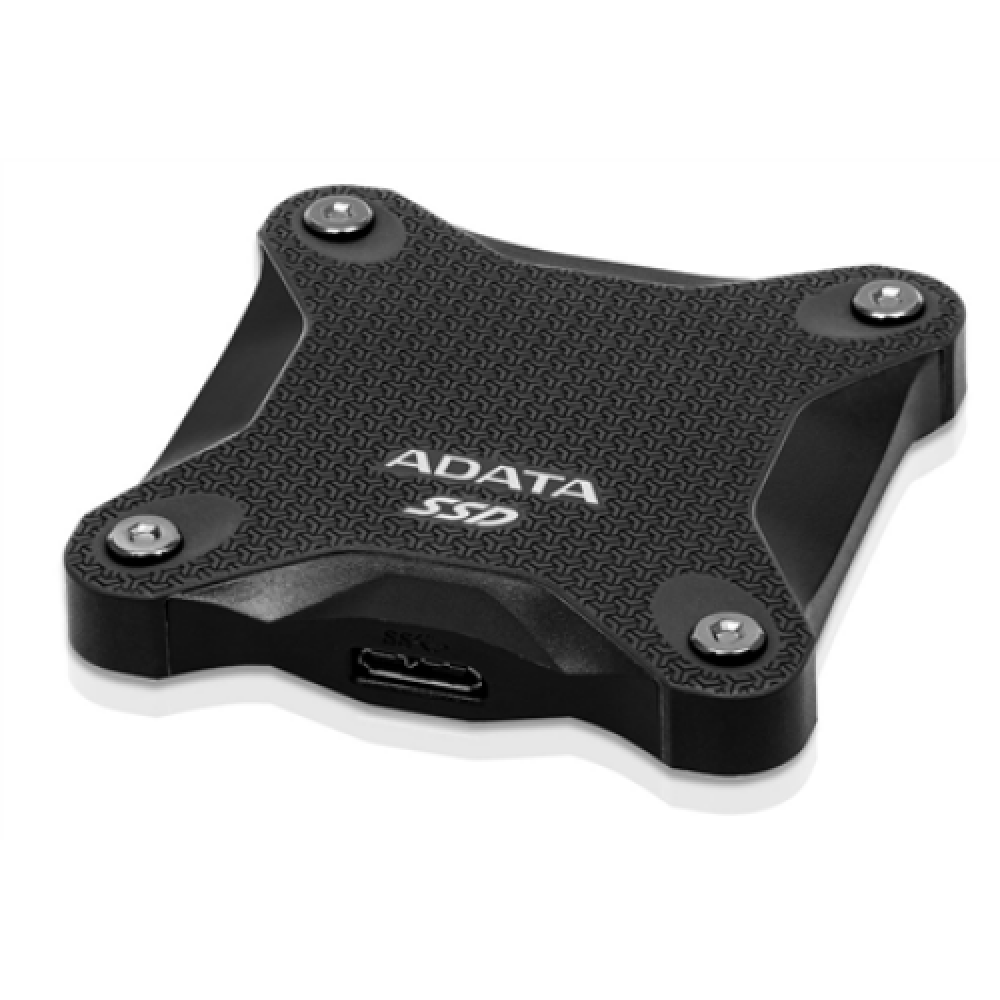 ADATA External SSD SD600Q 480 GB USB 3.1 Black Backward compatible with USB 3.1/USB 2.0. Read/write speed up to 440/430 MB/s.