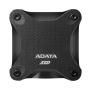 ADATA External SSD SD600Q 480 GB USB 3.1 Black Backward compatible with USB 3.1/USB 2.0. Read/write speed up to 440/430 MB/s.