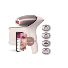 Philips IPL Hair Removal Device with SenseIQ , BRI977/00 Lumea 9900 Series , Bulb lifetime (flashes) 450.000 , Number of power levels 5 , Rose