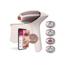 Philips IPL Hair Removal Device with SenseIQ , BRI977/00 Lumea 9900 Series , Bulb lifetime (flashes) 450.000 , Number of power levels 5 , Rose
