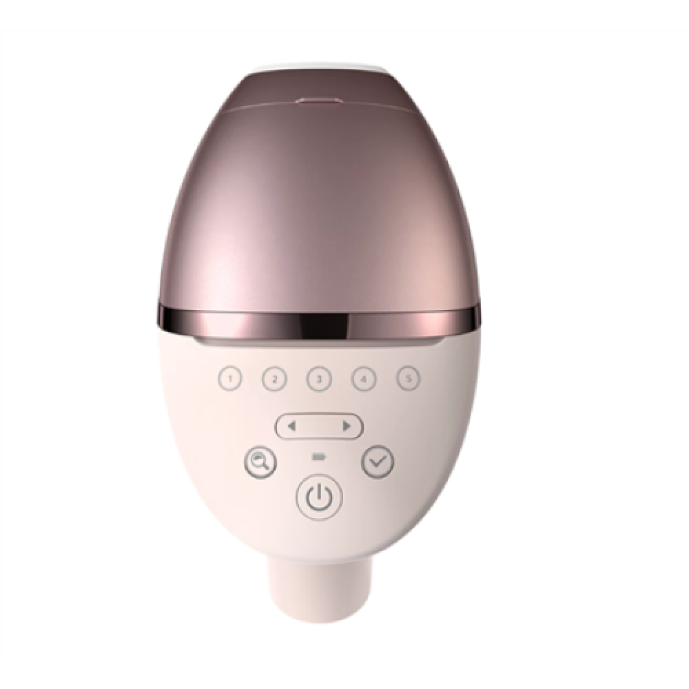 Philips IPL Hair Removal Device with SenseIQ , BRI977/00 Lumea 9900 Series , Bulb lifetime (flashes) 450.000 , Number of power levels 5 , Rose
