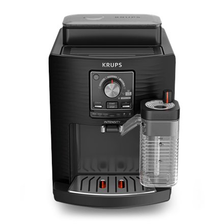 Krups Coffee machine , EA5028E0 Intensity Milk , Pump pressure 15 bar , Built-in milk frother , Fully Automatic , 1450 W , Black