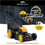 MoWox , 40V Comfort Series Cordless Lawnmower , EM 5140 SX-2Li , 4000 mAh , Battery and Charger included