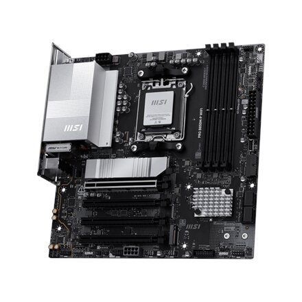 MSI PRO B850M-P WIFI , Processor family AMD B850 , Processor socket AM5 , DDR5 , Supported hard disk drive interfaces SATA, M.2 , Number of SATA connectors 4