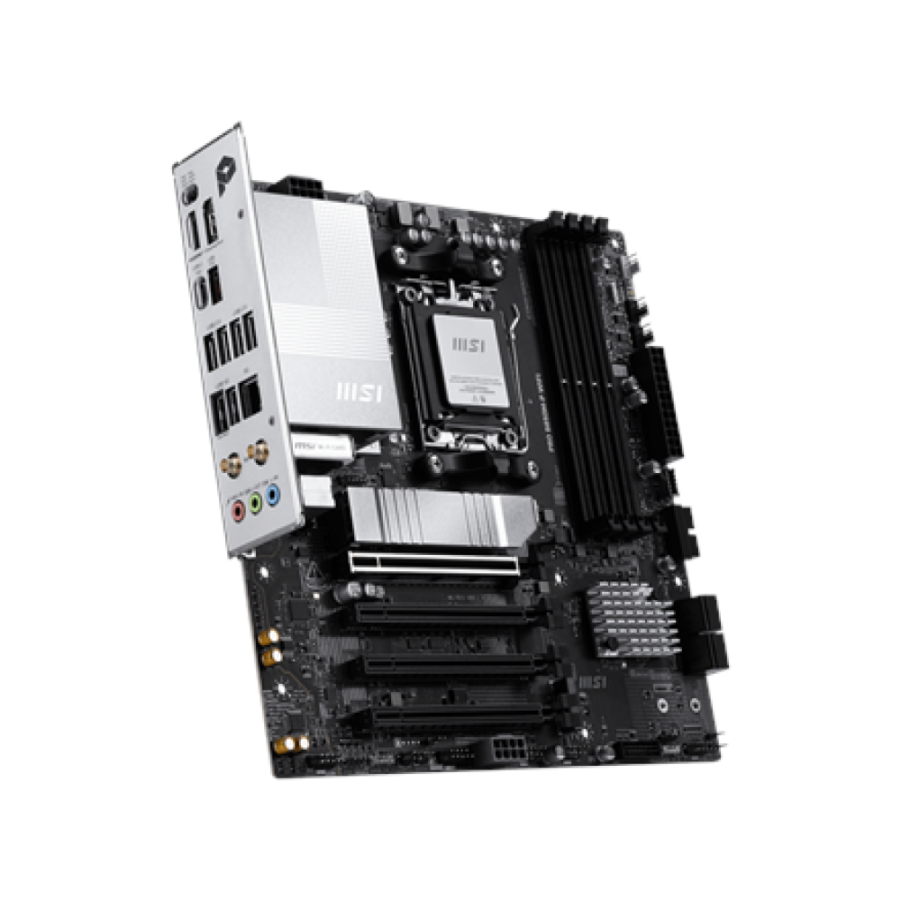MSI PRO B850M-P WIFI , Processor family AMD B850 , Processor socket AM5 , DDR5 , Supported hard disk drive interfaces SATA, M.2 , Number of SATA connectors 4