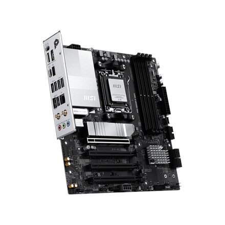MSI PRO B850M-P WIFI , Processor family AMD B850 , Processor socket AM5 , DDR5 , Supported hard disk drive interfaces SATA, M.2 , Number of SATA connectors 4
