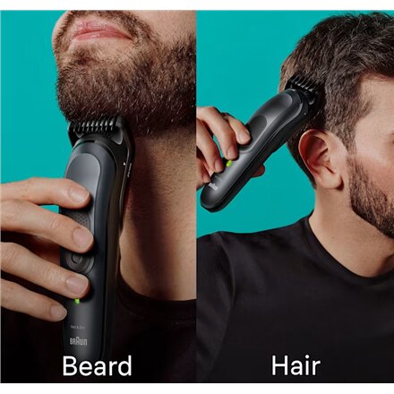 Braun , 17-in-1 Multi-grooming Style Kit , MGK7491 , Cordless , Number of length steps 13 , Grey