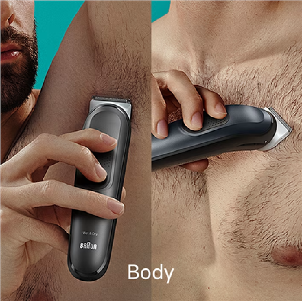 Braun , 17-in-1 Multi-grooming Style Kit , MGK7491 , Cordless , Number of length steps 13 , Grey
