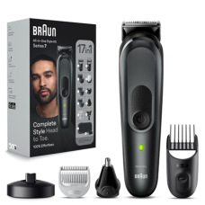Braun , 17-in-1 Multi-grooming Style Kit , MGK7491 , Cordless , Number of length steps 13 , Grey