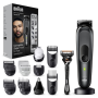 Braun , 17-in-1 Multi-grooming Style Kit , MGK7491 , Cordless , Number of length steps 13 , Grey